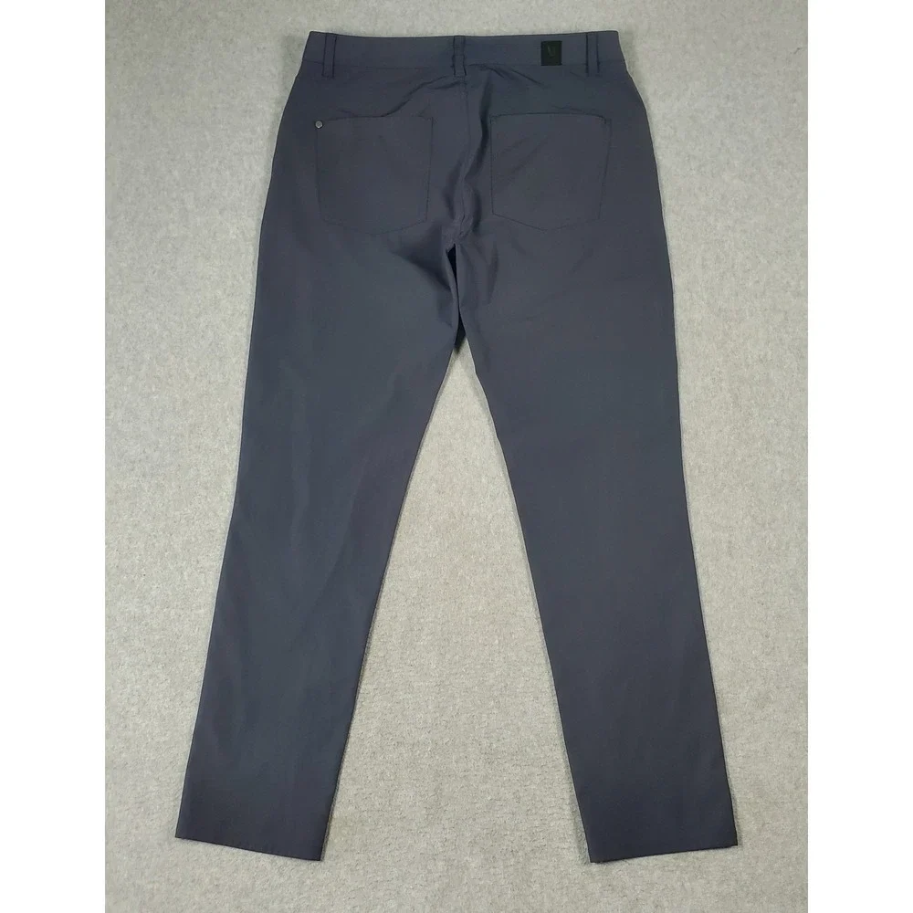 Vuori Meta Pants V430 Mens 34x31 Dark Gray Chinos Performance Stretch Golf